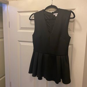 New York and Company Black Peplum top
